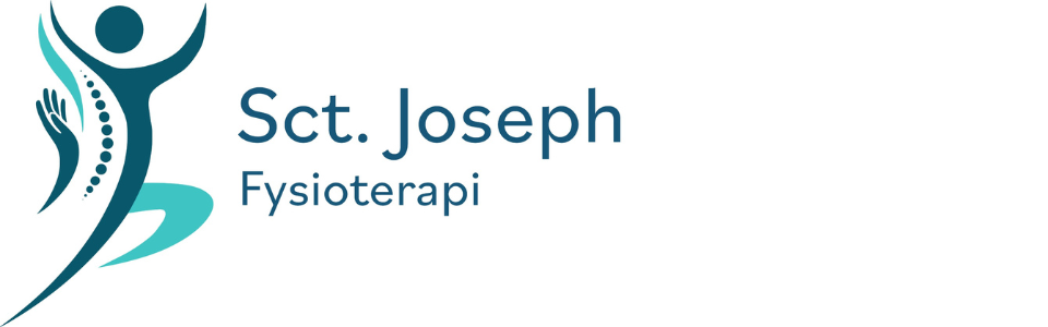 Klinik for fysioterapi Sct. Joseph logo med link til deres hjemmeside.